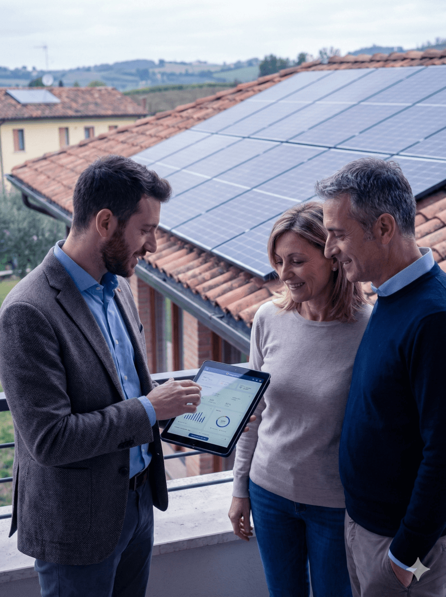 Consulenza e trattativa per installazione pannelli fotovoltaici